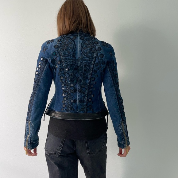 Vintage Rare Roberto Cavalli Denim jacket XS - Picture 7 of 14